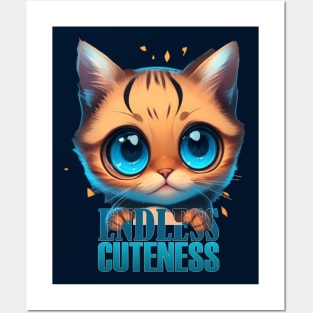 endless cuteness kitty Posters and Art